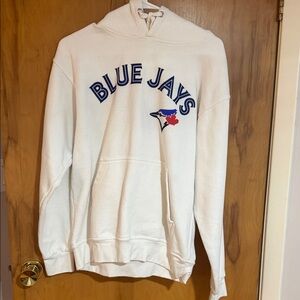 Toronto Blue Jays White Hoodie with Logo